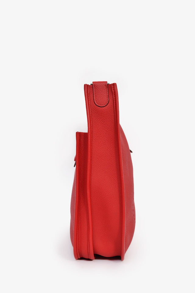 Hermes 2019 Rouge Piment Clemence Evelyne III 29 with Strap