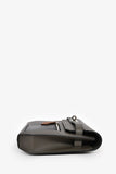 Hermes 2022 Vert De Gris/Black Leather Kelly Dépêches 25 Pouch
