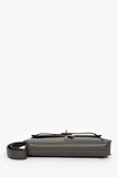 Hermes 2022 Vert De Gris/Black Leather Kelly Dépêches 25 Pouch
