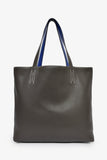 Hermes Blue/Grey Leather Reversible Tote