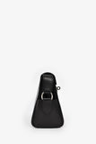 Hermes 2025 Black Leather Kelly PM Messenger Bag
