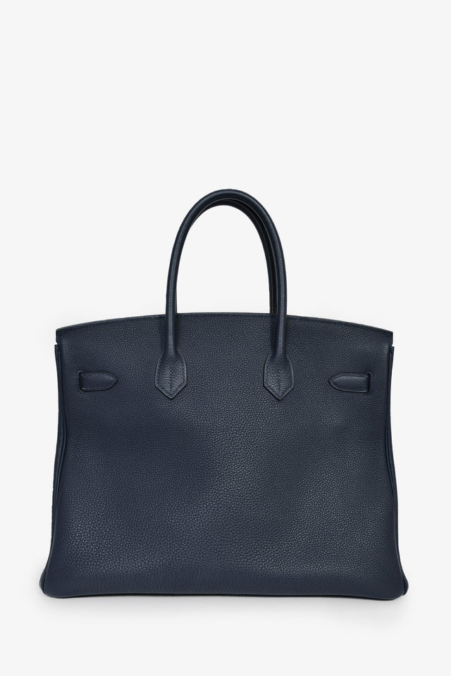 Hermes 2017 Blue Nuit Togo Leather Birkin 35