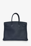 Hermes 2017 Blue Nuit Togo Leather Birkin 35