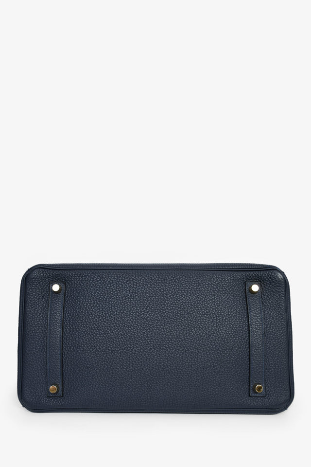 Hermes 2017 Blue Nuit Togo Leather Birkin 35