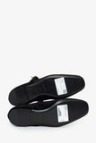 Hermes Black Velvet Jane Ballet Flat Size 37.5