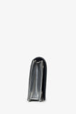 Christian Dior Metallic Patent Microcannage Diorama Wallet on Chain