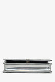 Christian Dior Metallic Patent Microcannage Diorama Wallet on Chain