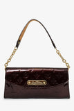 Louis Vuitton 2010 Amarante Vernis Sunset Boulevard Wallet On Chain