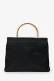 Prada Black Nylon Tessuto Top Handle Bag