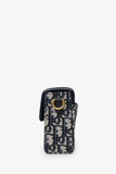 Christian Dior Navy Oblique Montaigne 30 Box Bag