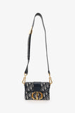 Christian Dior Navy Oblique Montaigne 30 Box Bag