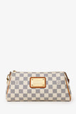 Louis Vuitton 2012 Damier Azur Pochette Eva Chain Shoulder Bag With Strap