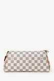 Louis Vuitton 2012 Damier Azur Pochette Eva Chain Shoulder Bag With Strap