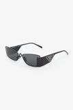Prada Black SPR 59Z Runaway Shield Sunglasses