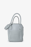Hermes 2015 Light Grey Clemence Leather Lindy 30