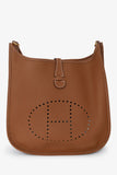 Hermes 2022 Gold Clemence Evelyne Pochette III 29