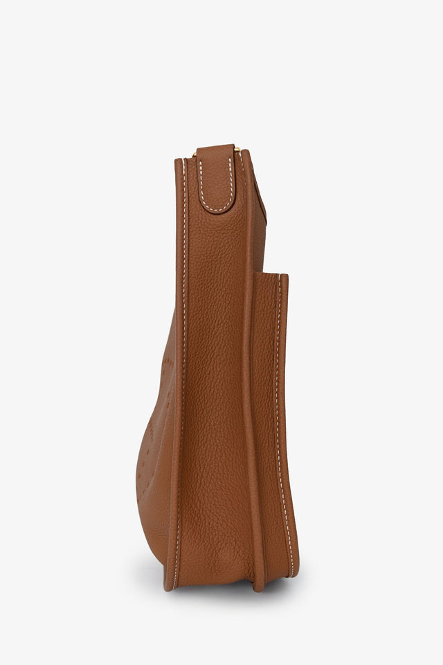 Hermes 2022 Gold Clemence Evelyne Pochette III 29