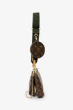 Louis Vuitton 2019 Monogram Multi Pochette Accessoires With Green Canvas Strap