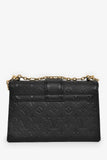 Louis Vuitton Black Leather Empriente 'Saint Suplice' Shoulder Bag