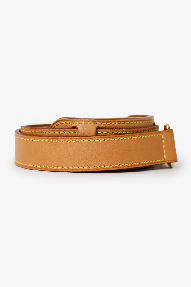 Louis Vuitton Beige Vachetta Wide Bag Strap