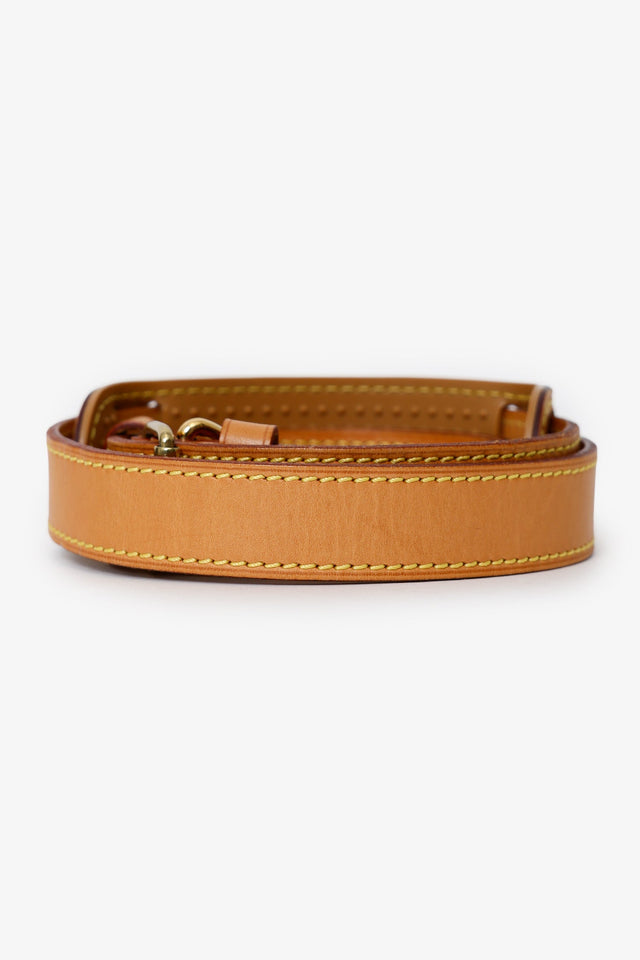 Louis Vuitton Beige Vachetta Wide Bag Strap