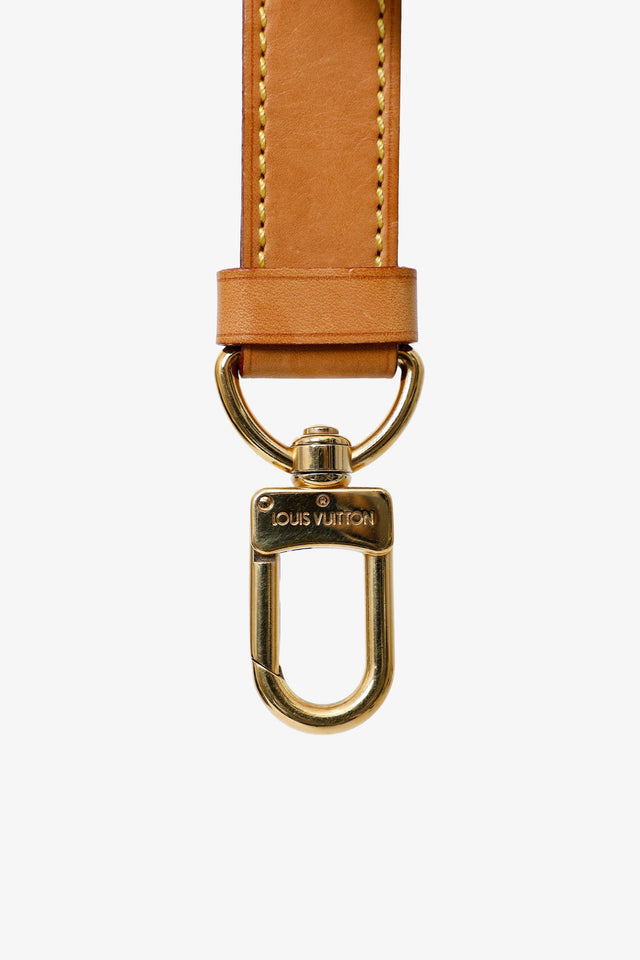 Louis Vuitton Beige Vachetta Wide Bag Strap