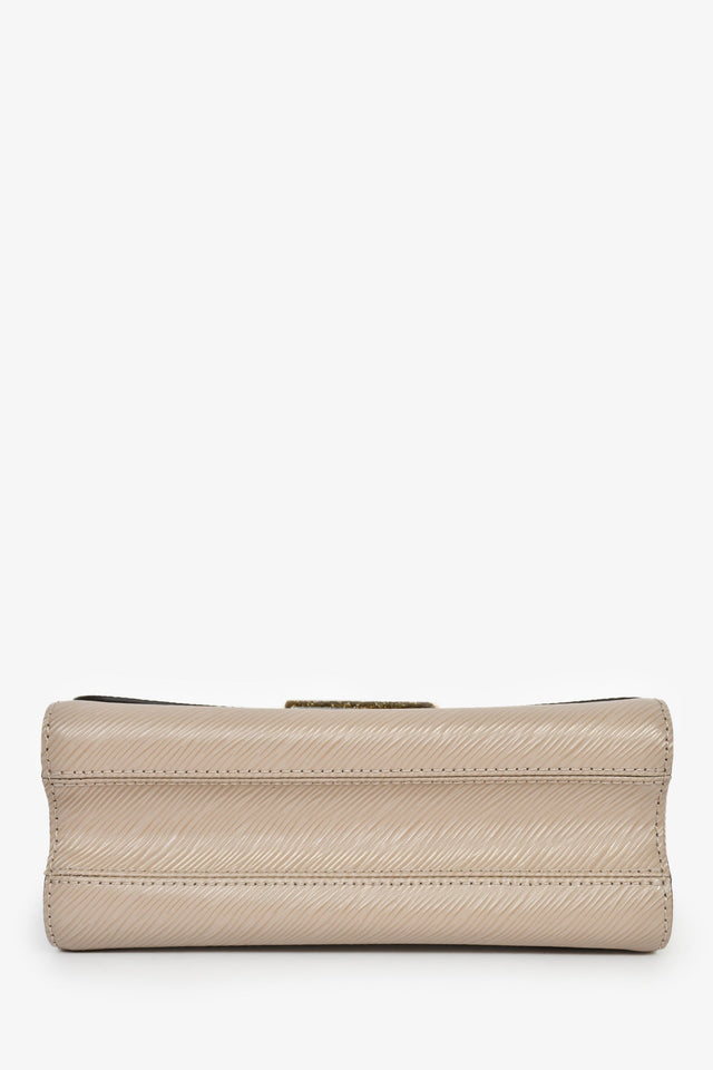 Louis Vuitton Brown/Gold Leather Twist MM Shoulder Bag
