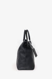 Louis Vuitton Black Grained Calfskin Aerogram LV Lock It Tote Bag With Strap