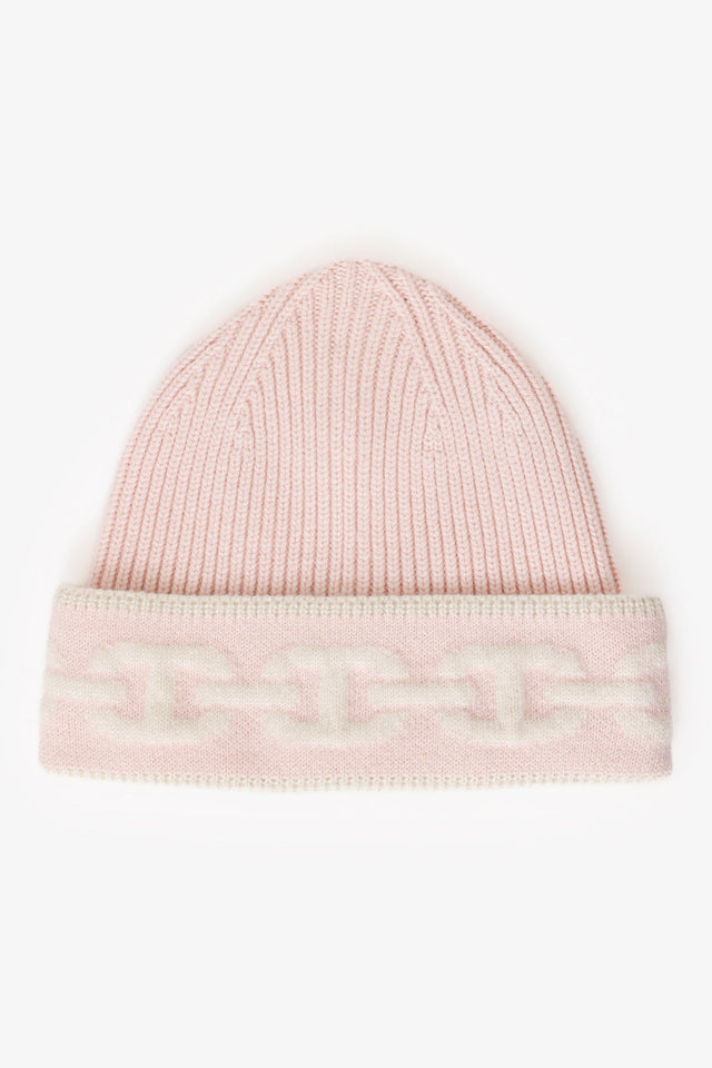 Hermes Pink Cashmere 'Heaven' Beanie Size M