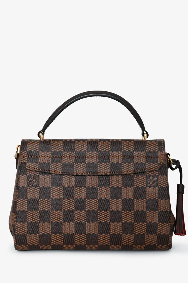 Louis Vuitton Damier Ebene 'Croisette' Top Handle With Strap