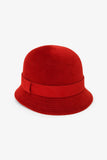 Hermes Red Rabbit Felt Hat Size 57