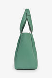 Prada Teal Leather 'Dynamique' Medium Tote Bag