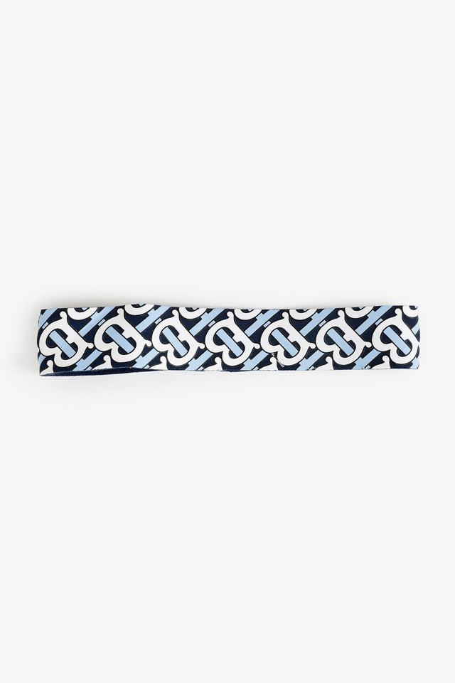 Burberry Blue Logo Headband