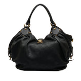 Louis Vuitton Monogram Mahina XL Hobo Bag