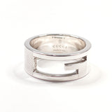 Gucci Ring Silver925 Silver Branded Cutout G 13