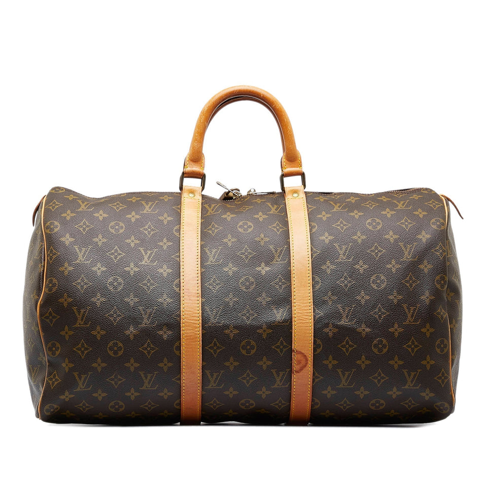 Louis Vuitton Monogram Keepall 50 Travel Bag