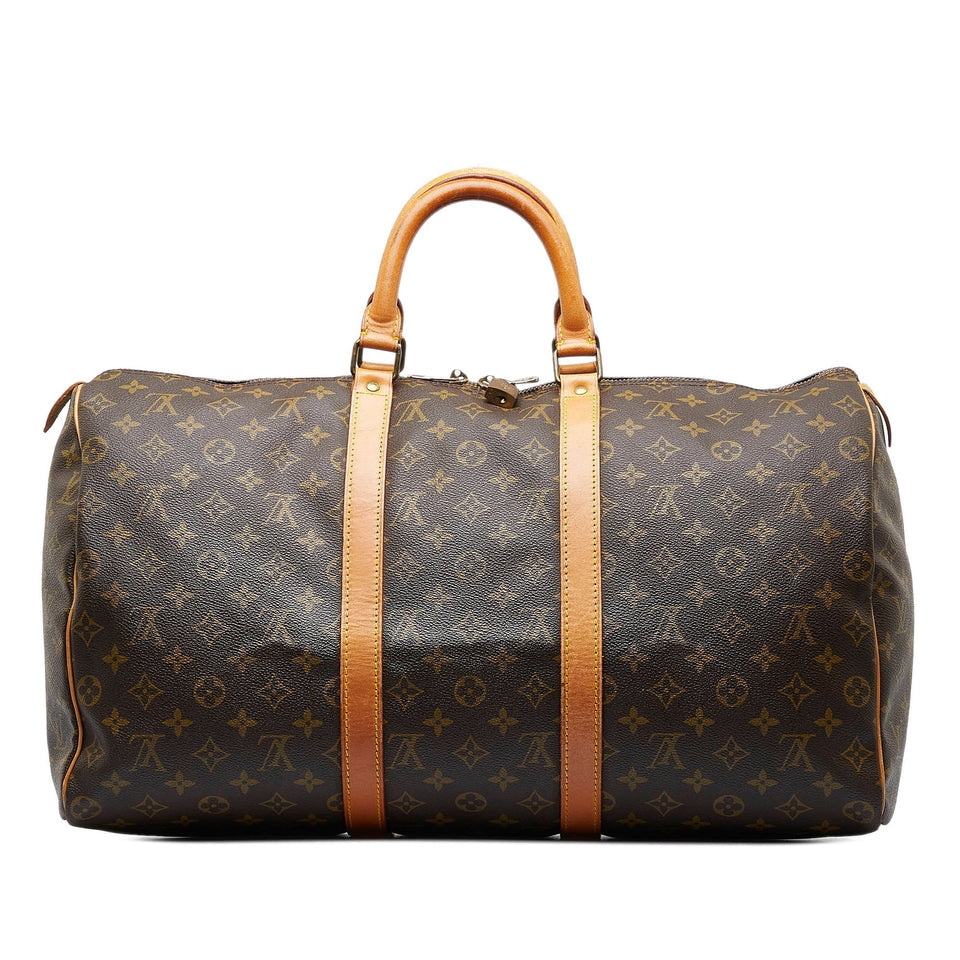 Louis Vuitton Monogram Keepall 50 Travel Bag