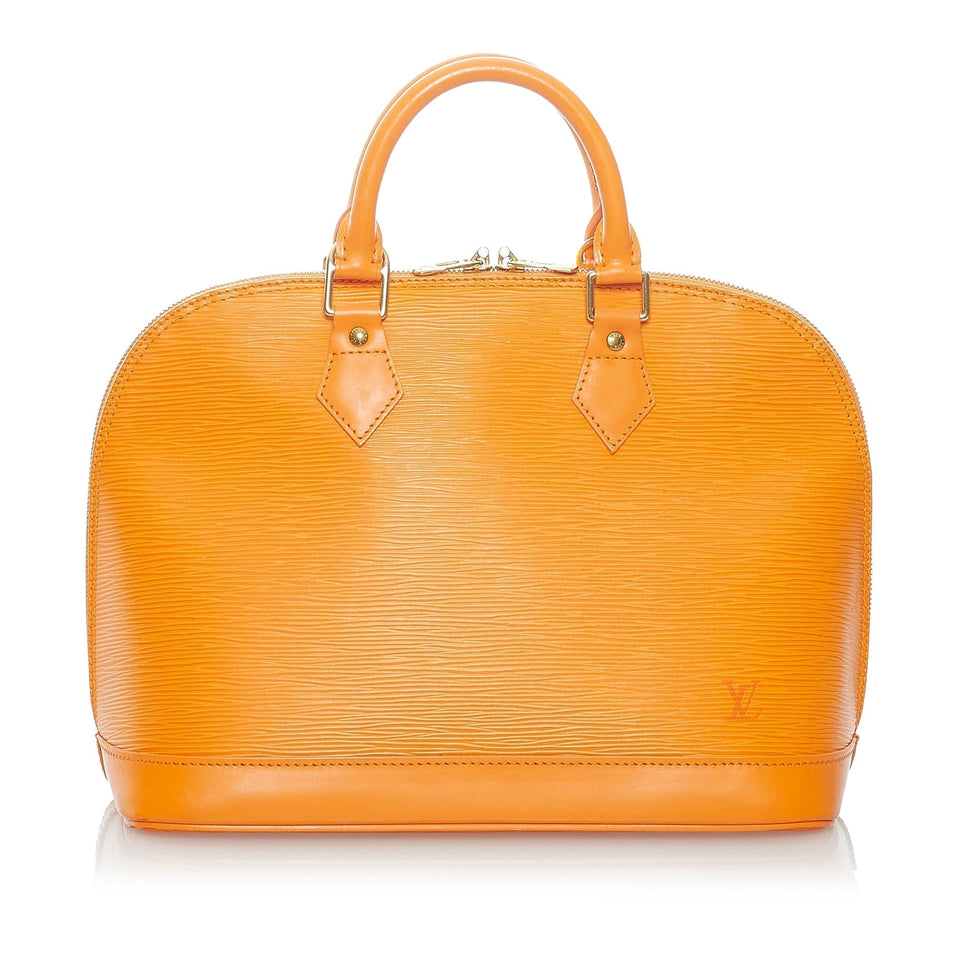 Louis Vuitton Epi Alma PM Orange Handbag