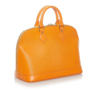 Louis Vuitton Epi Alma PM Orange Handbag