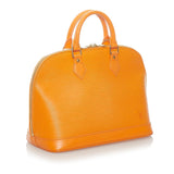 Louis Vuitton Epi Alma PM Orange Handbag