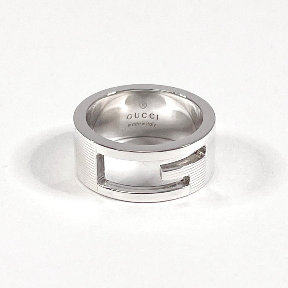 Gucci Ring Silver925 Silver Branded Cutout G