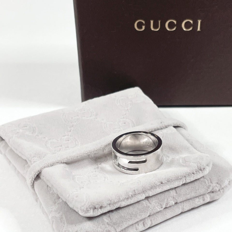 Gucci Ring Silver925 Silver Branded Cutout G