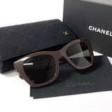 Chanel Heart Sunglasses 5478-A Brown