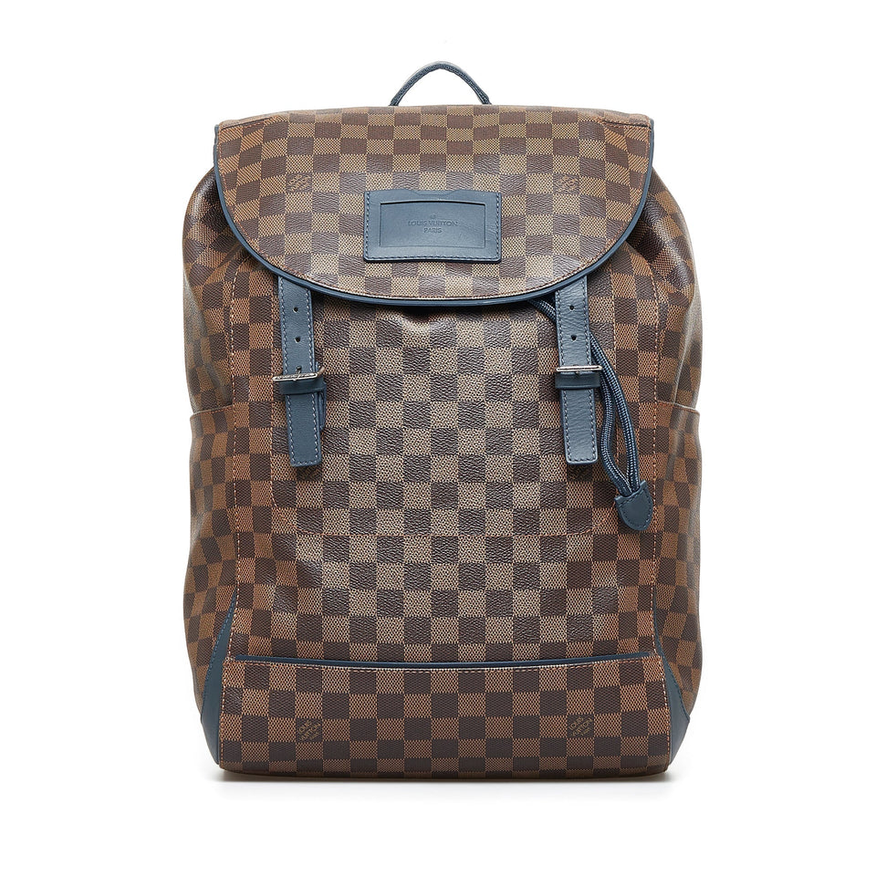 Louis Vuitton Runner Backpack Damier Ebene Canvas