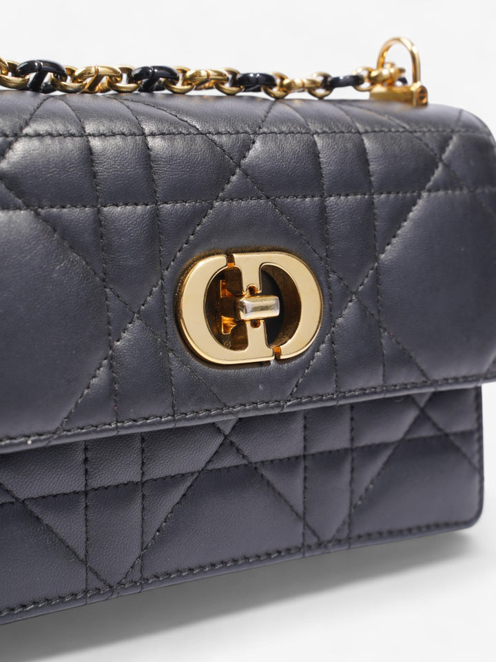 Christian Dior Miss Caro Bag Black Lambskin Leather Mini