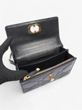 Christian Dior Miss Caro Bag Black Lambskin Leather Mini