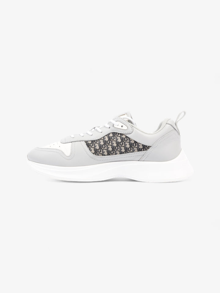 Christian Dior B25 Grey Oblique / White Leather EU 42 UK 8