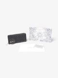 Christian Dior Cannage Zip Around Wallet Black / Gold Lambskin Leather