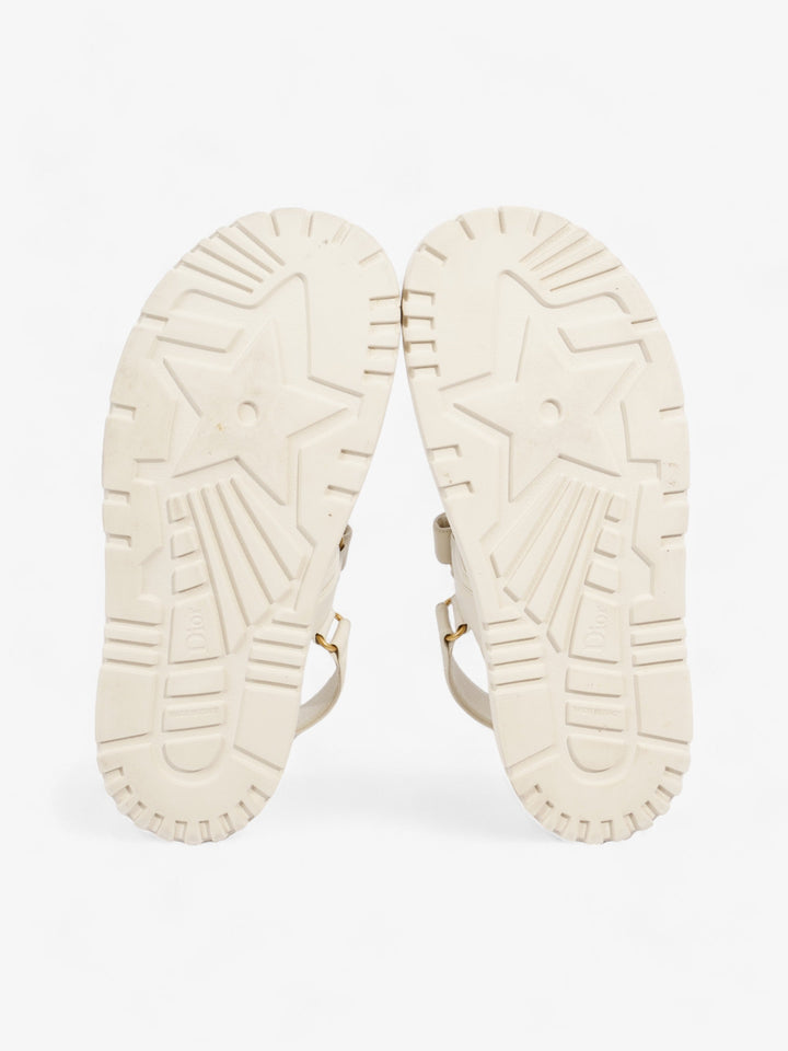Christian Dior Dioract  Off White Lambskin Leather EU 42 UK 8