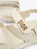 Christian Dior Dioract  Off White Lambskin Leather EU 42 UK 8
